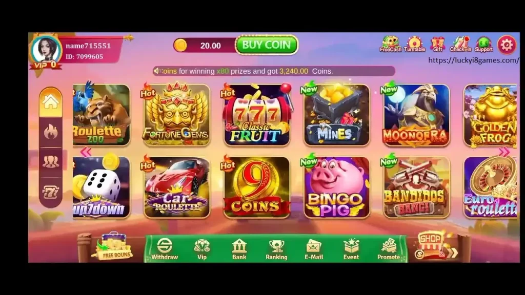 lucky i8 game